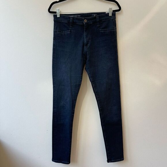 AG Tailored Farrah Women's Blue High Waist Denim Jeans Size 29R - Picture 1 of 10